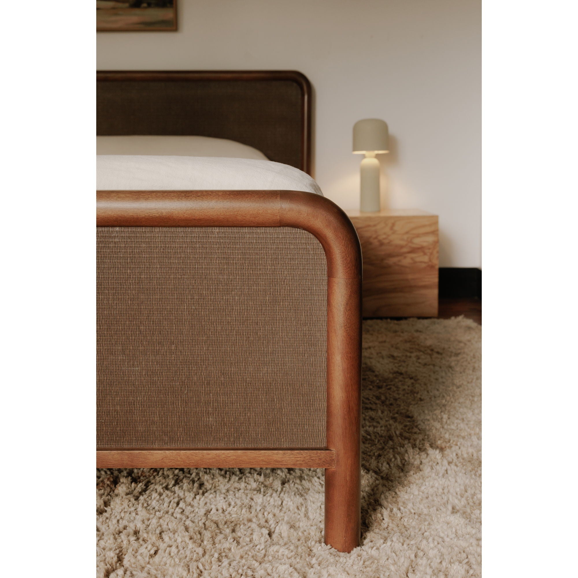 Rye - King Bed - Warm Brown