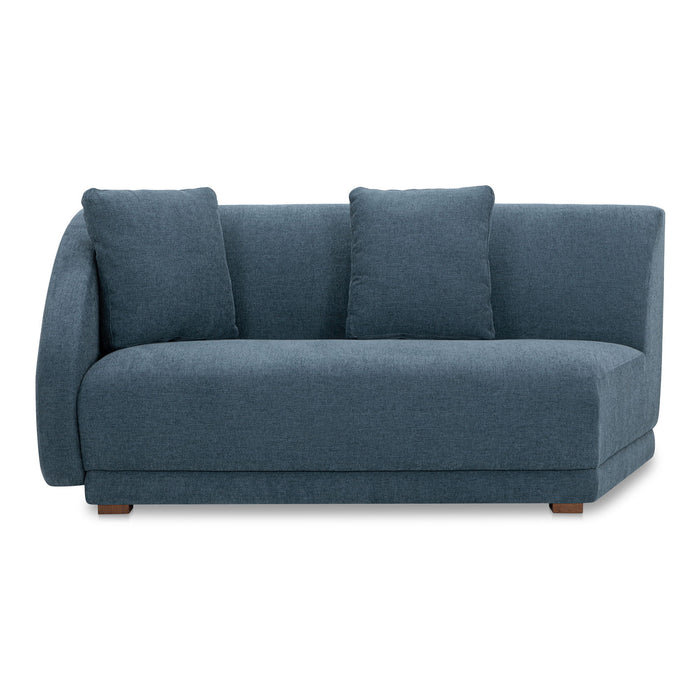 Fraser - Left Arm Facing Sofa - Deep Blue