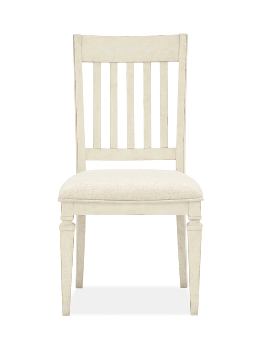 Newport - Dining Side Chair With Upholstered Seat (Set of 2) - Alabaster