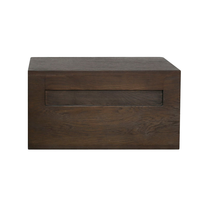 Jonah - Floating Nightstand - Dark Brown