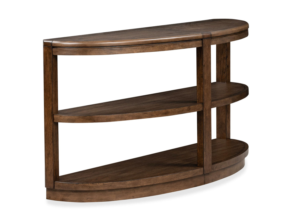 Connolly - Demilune Sofa Table - Brown