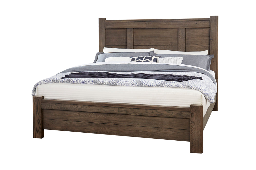 Crafted Oak - Post Bed (Headboard, Footboard, Rails)