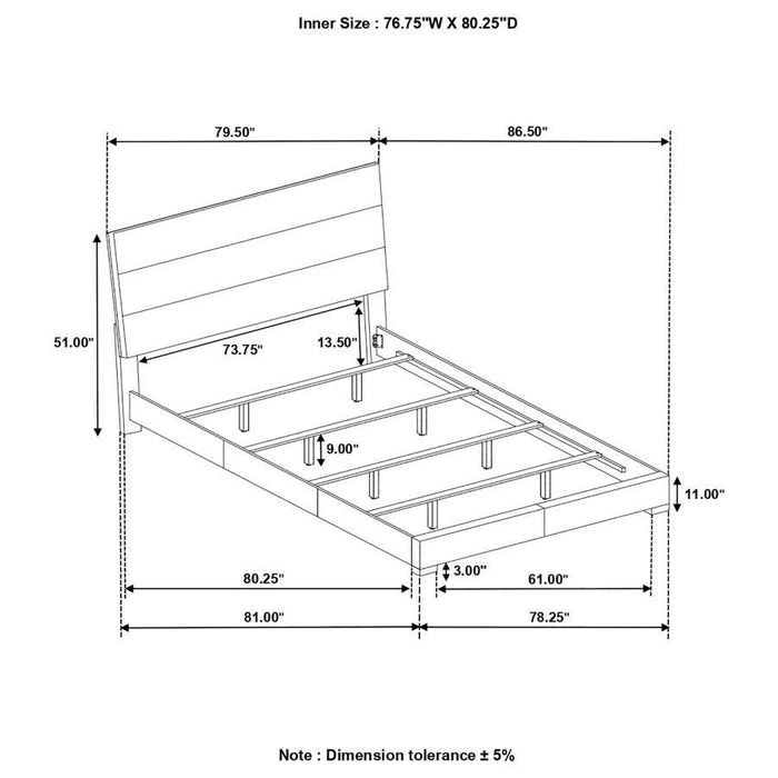 Felicity - Wood Panel Bed