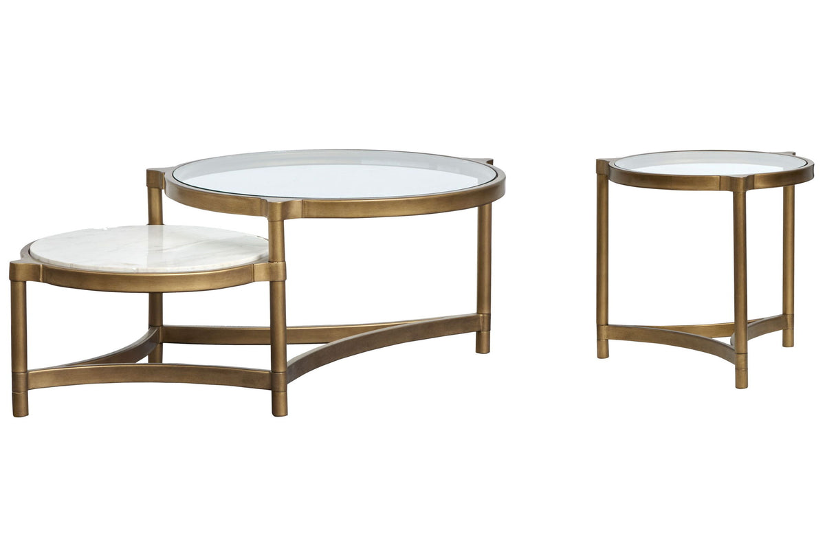 Cassidy - Shaped Cocktail Table Set