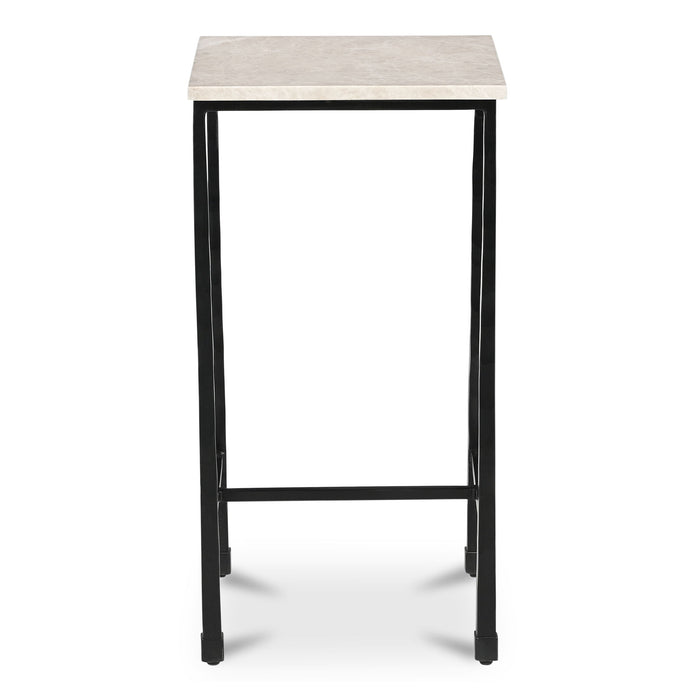 River - Side Table - Botticino Beige