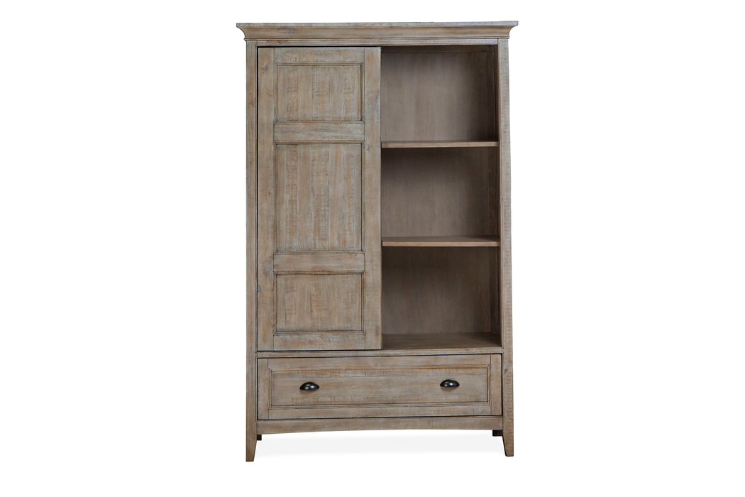 Paxton Place - Wood Door Chest - Dove Tail Grey