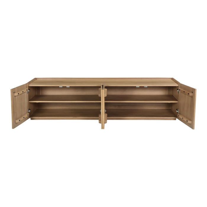 Plank - Media Cabinet Natural - Light Brown