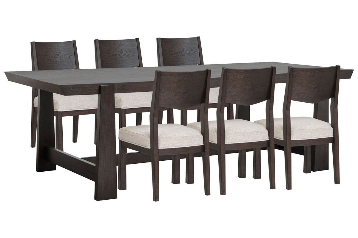 Tauren - Trestle Dining Table Set