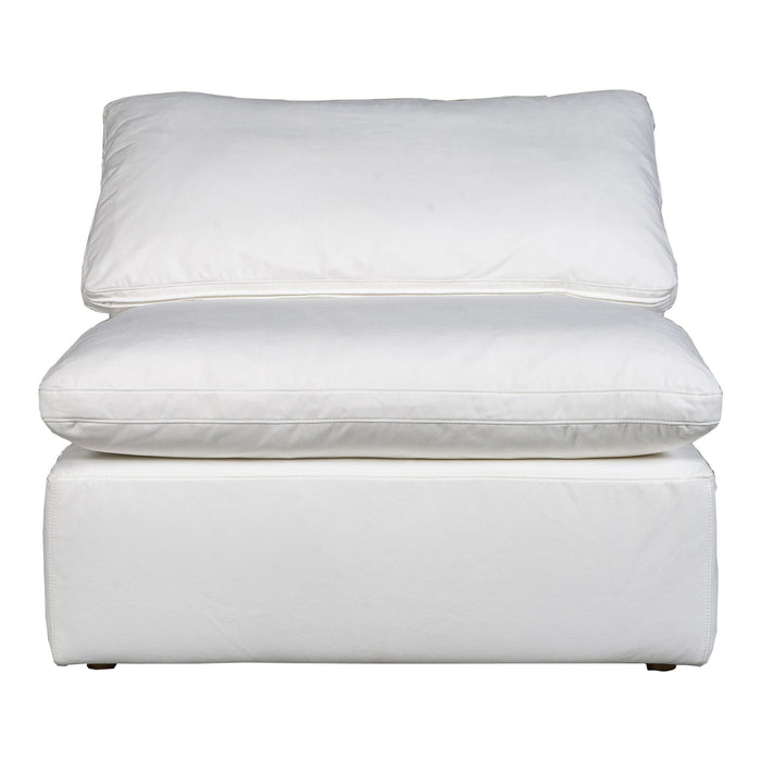 Terra - Livesmart Fabric Condo Slipper Chair - Cream