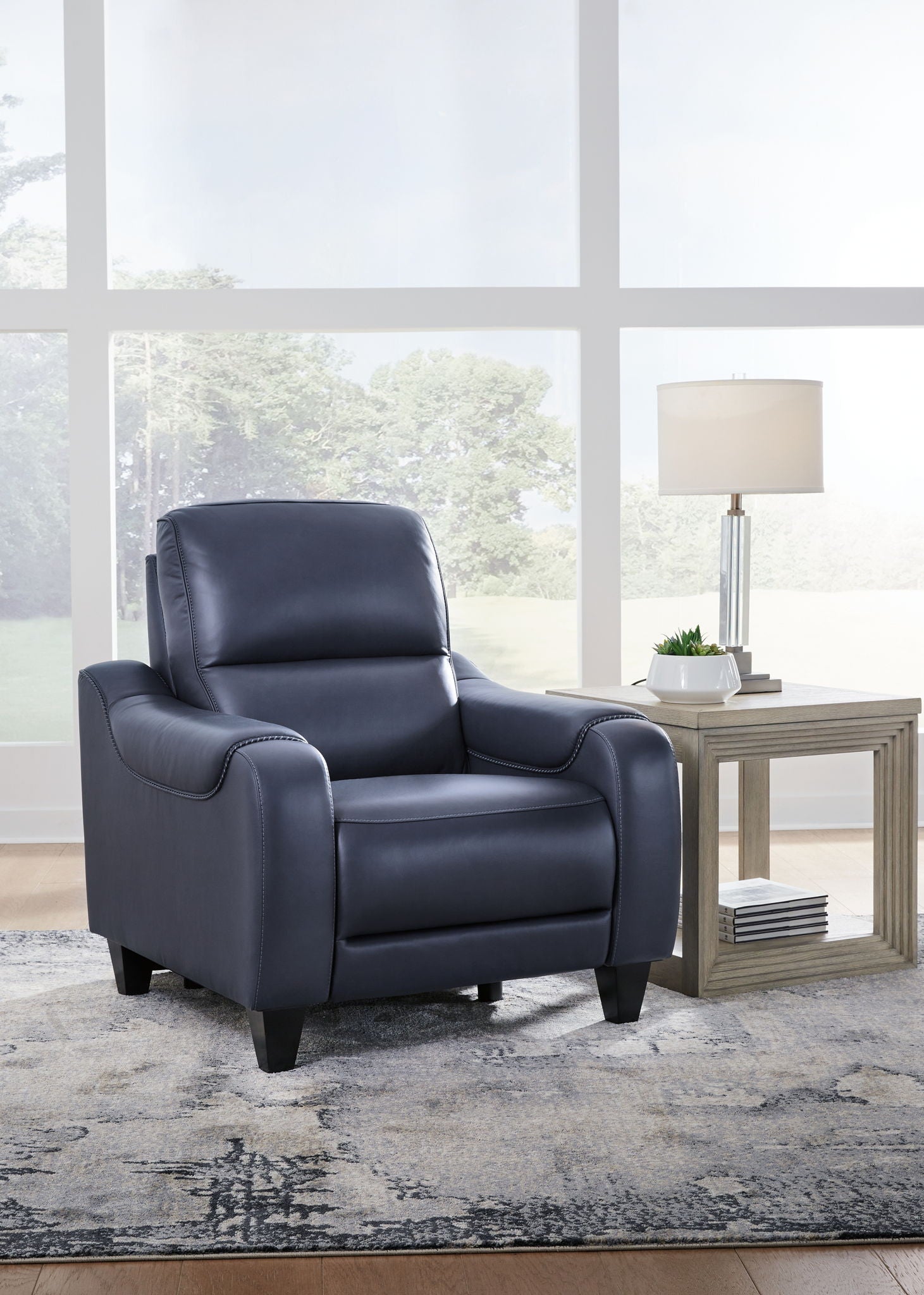 Mercomatic - Power Recliner With Adj Headrest - Ocean