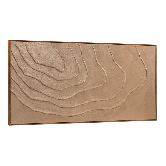 Umbria - Framed Painting - Light Brown