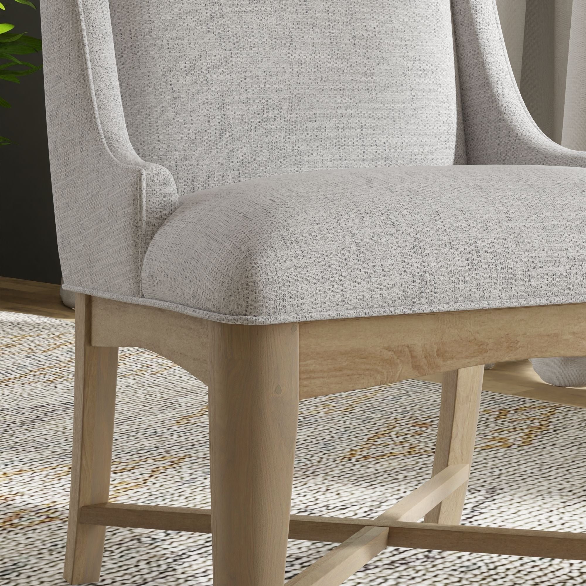 Americana Modern Dining - Host Dining Chair (Set of 2) - Cotton White