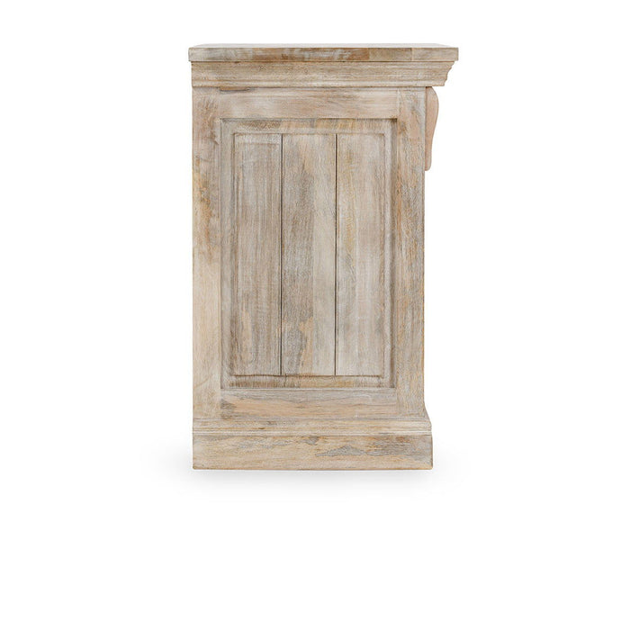 Adelaide - 3 Drawer Nightstand - Natural White Wash