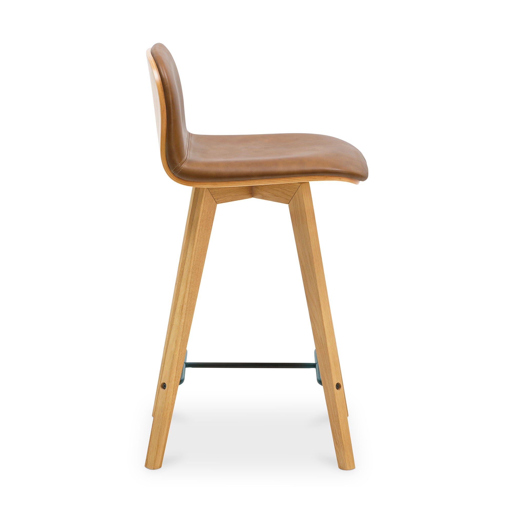 Napoli - Leather Counter Stool - Tan
