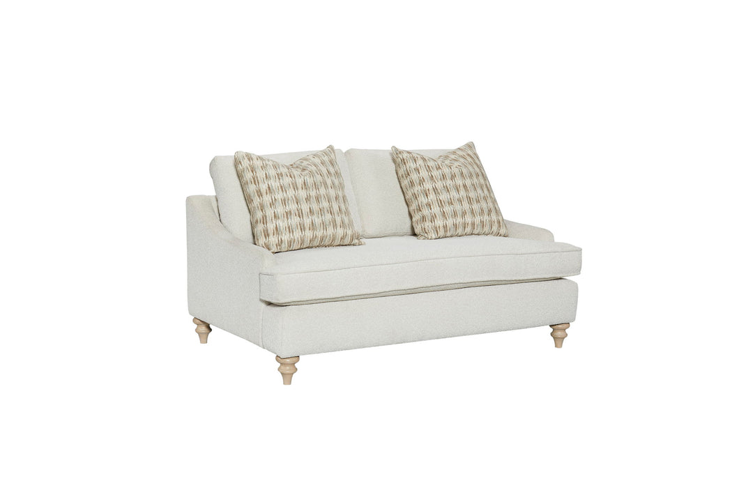 Citrus Heights - Loveseat With 2 Pillows - White