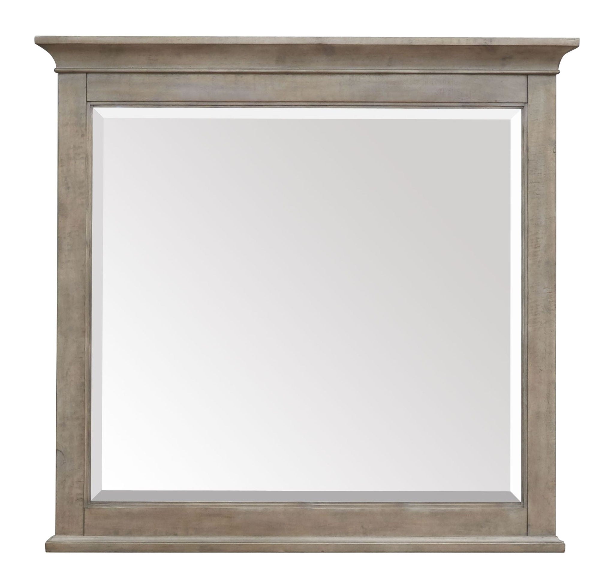 Paxton Place - Wood Landscape Mirror - Dove Tail Gray