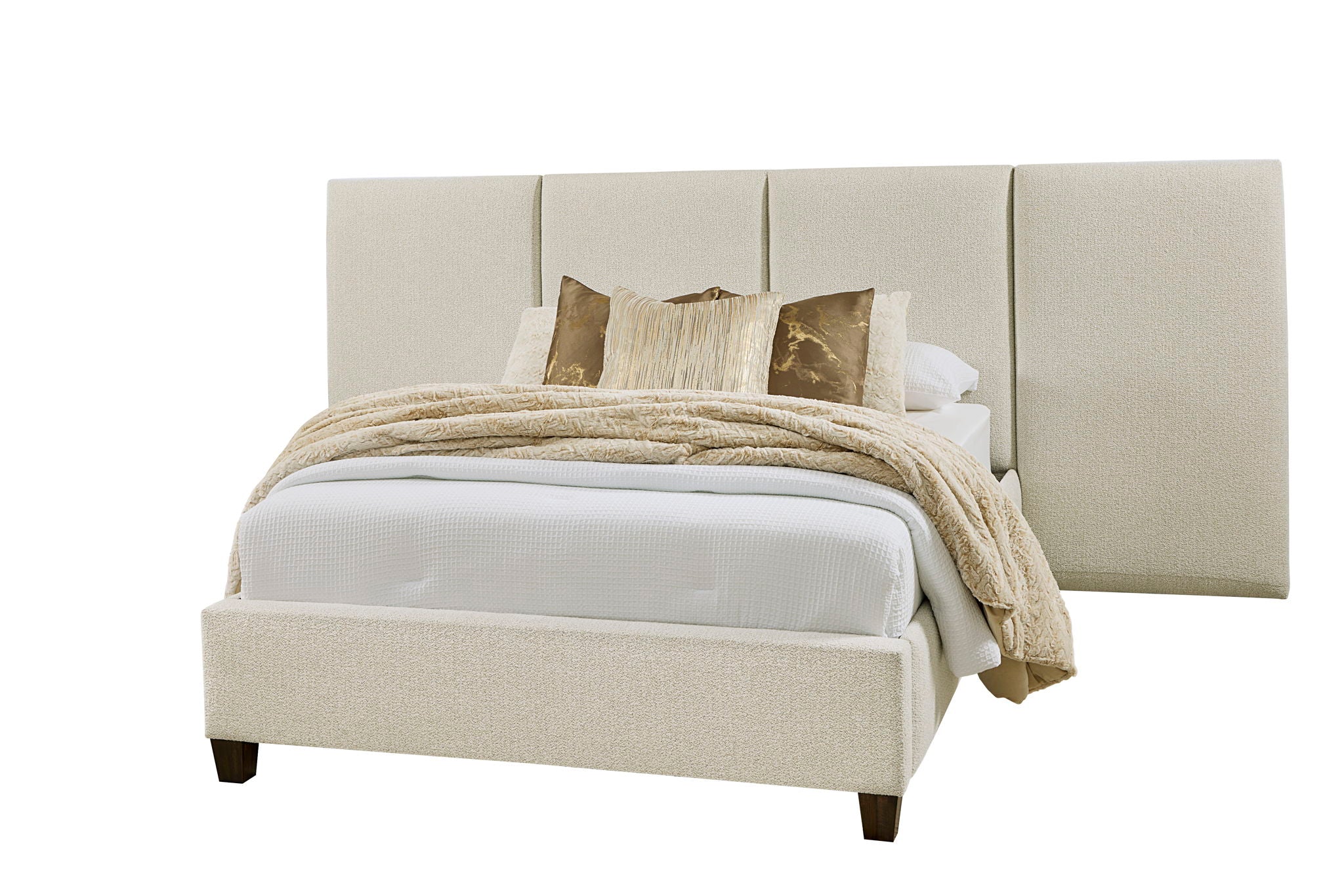 Joinery - Upholstered Wall Bed - Espresso Oak