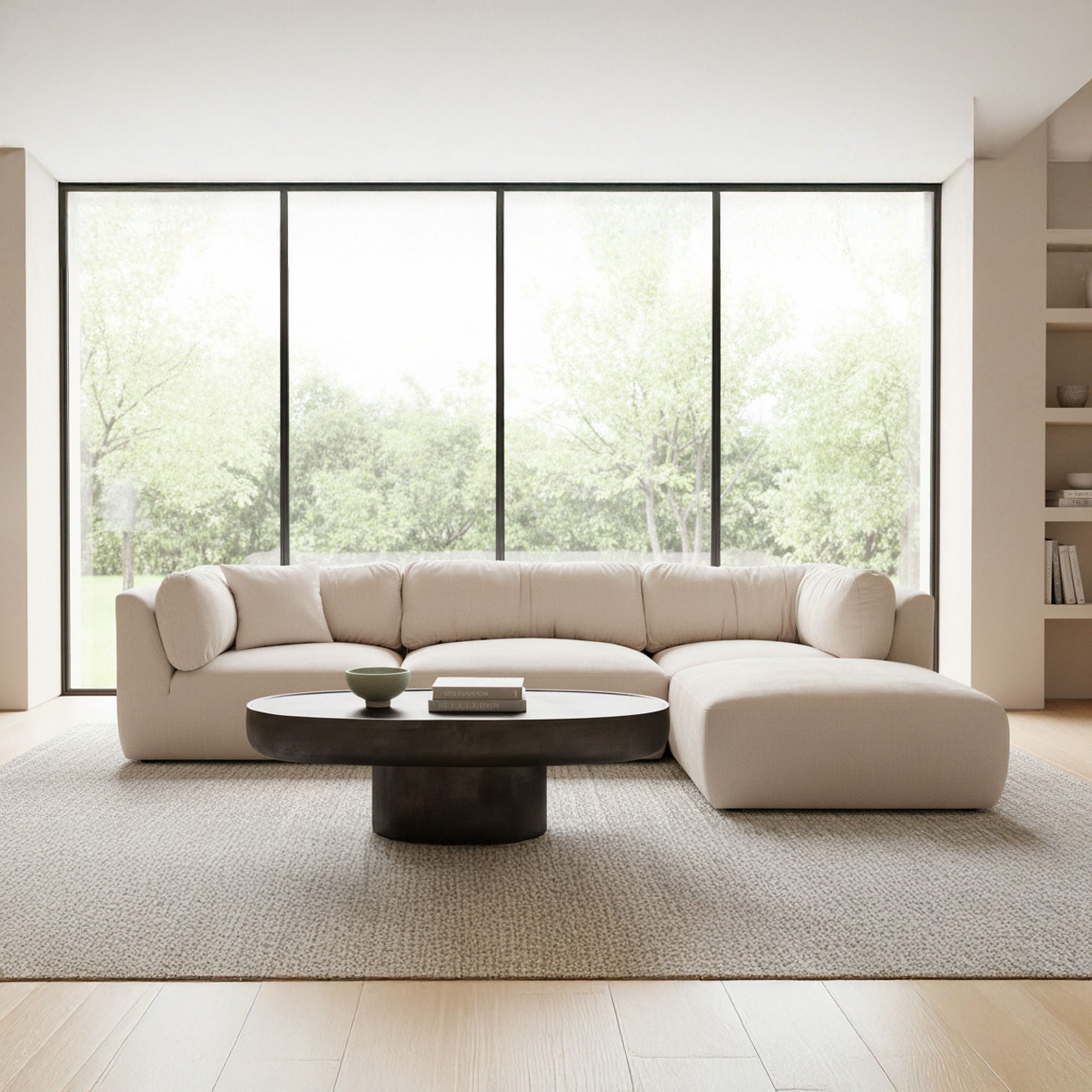 Matina - Slipper Chair - Oatmeal