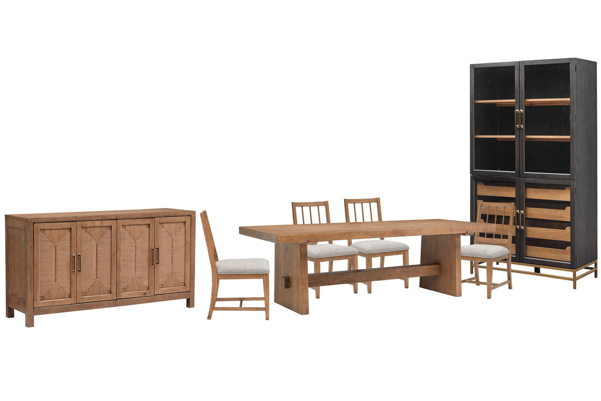 Lindon - Trestle Dining Table Set