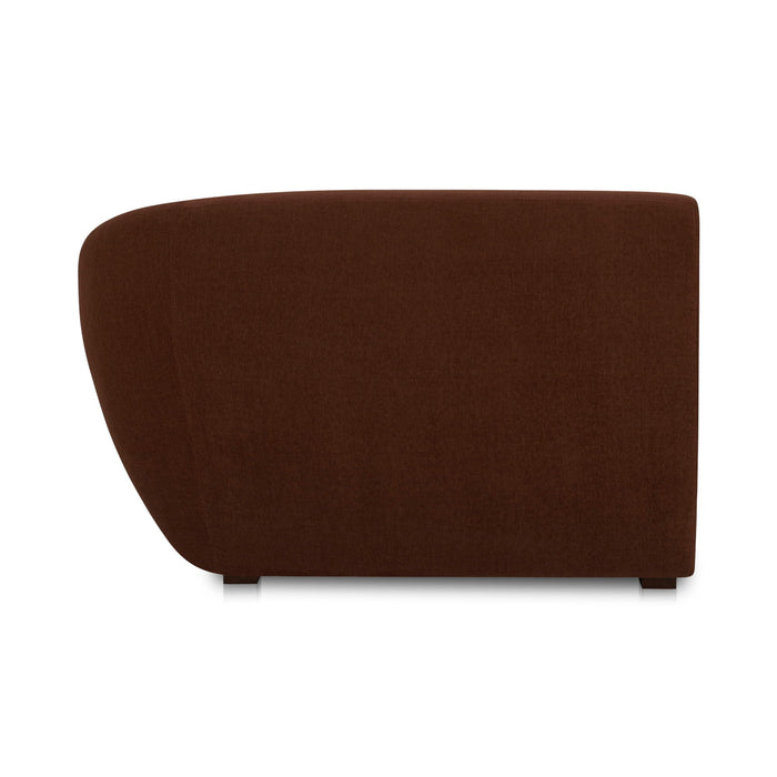 Amelia - Right Arm Facing Chair - Chestnut