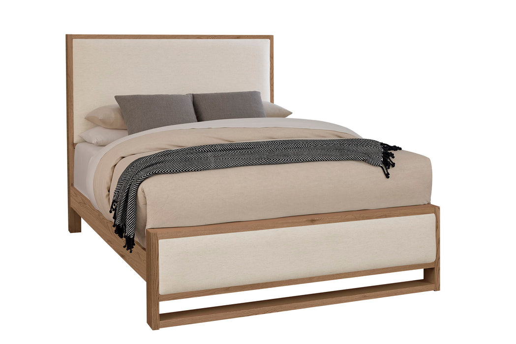 Lodge & Loft - Upholstered Bed - Ivory Cream