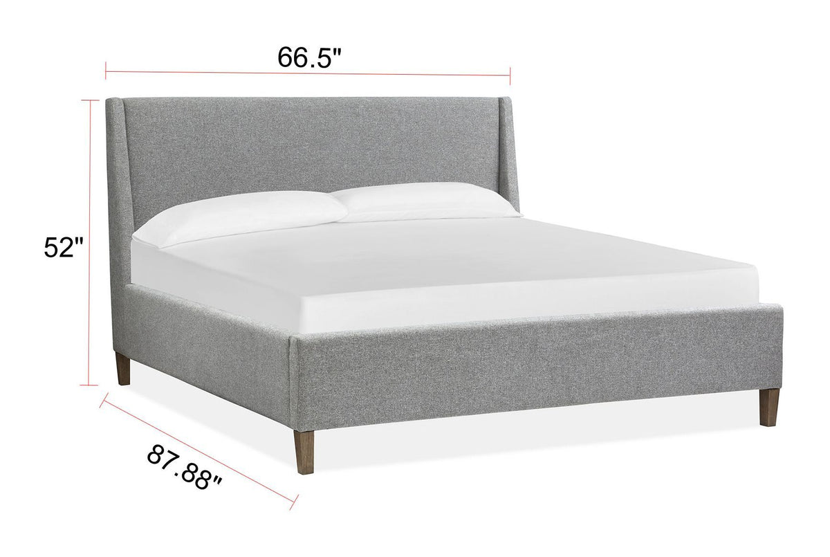 Lindon - Complete Upholstered Island Bed