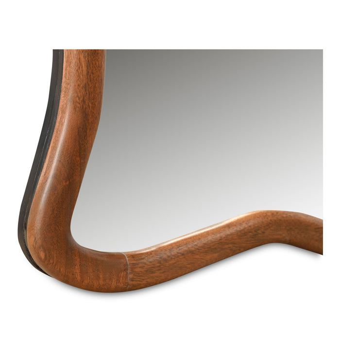 Leni - Large Mirror - Brown