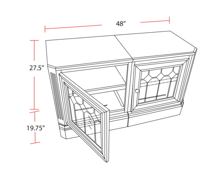 Huntington - Expandable Console - Antique Vintage Pecan