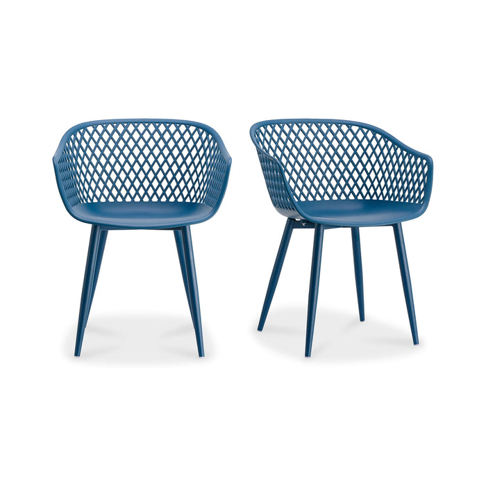 Piazza - Outdoor Chair (Set of 2) - Blue