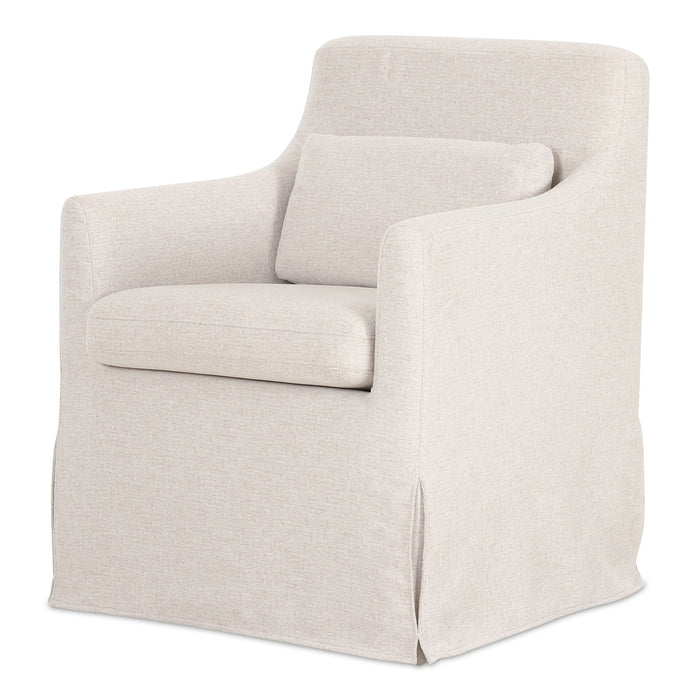 Lydia - Slipcover Dining Chair - Beige