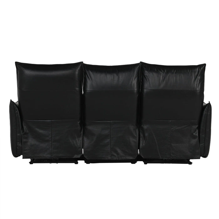 Amsterdam - Leather Power Recliner Sofa - Black