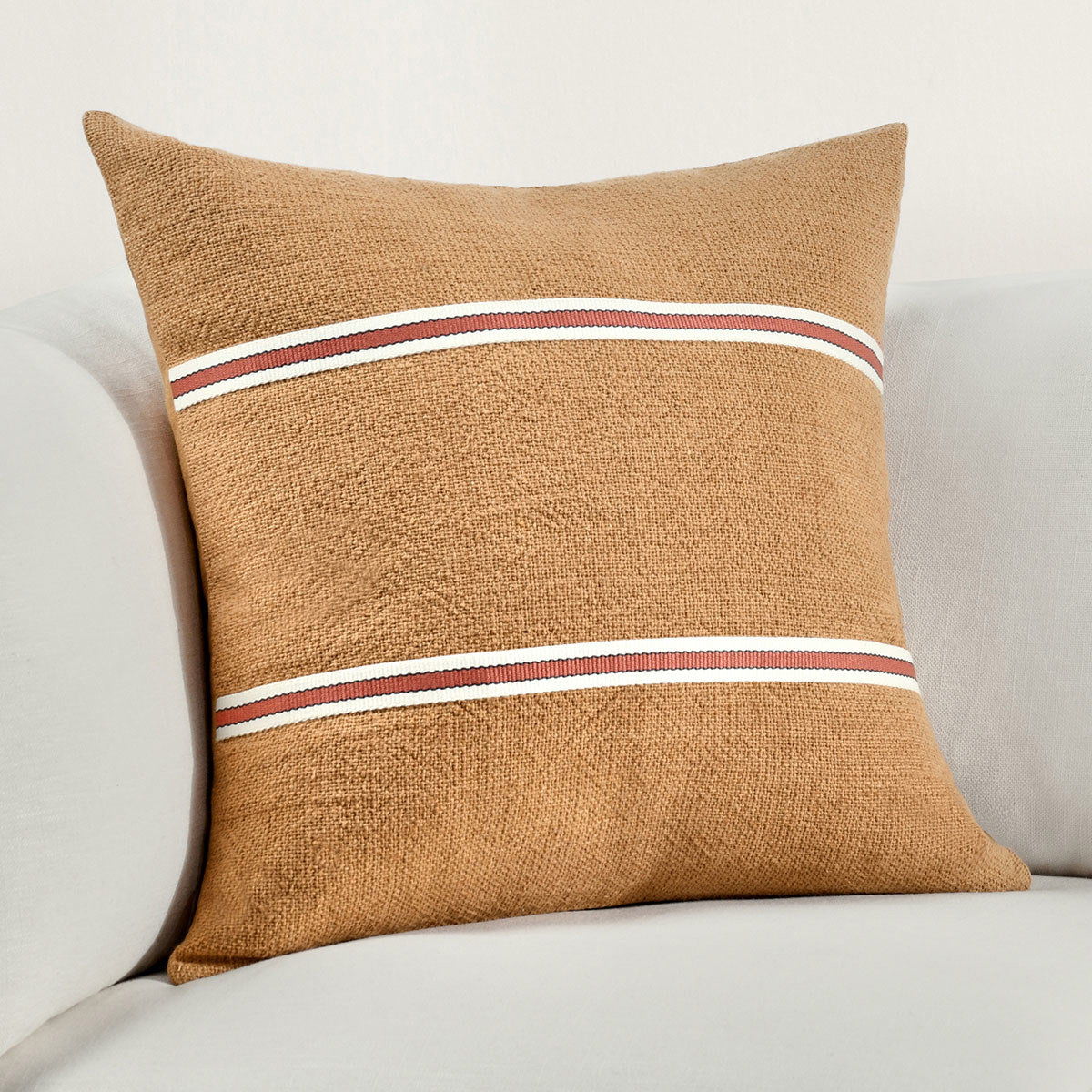 Pryce - TL Pillow - Chestnut Brown / Terracotta