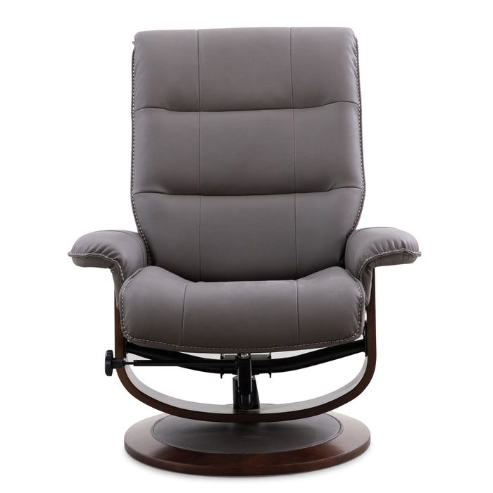 Knight - Manual Reclining Swivel Chair and Ottoman