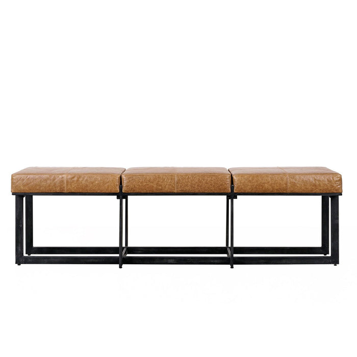 Calvin - Narrow Bench - Chestnut