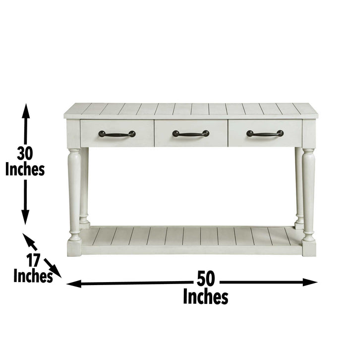 Hemingway - Sofa Table - White