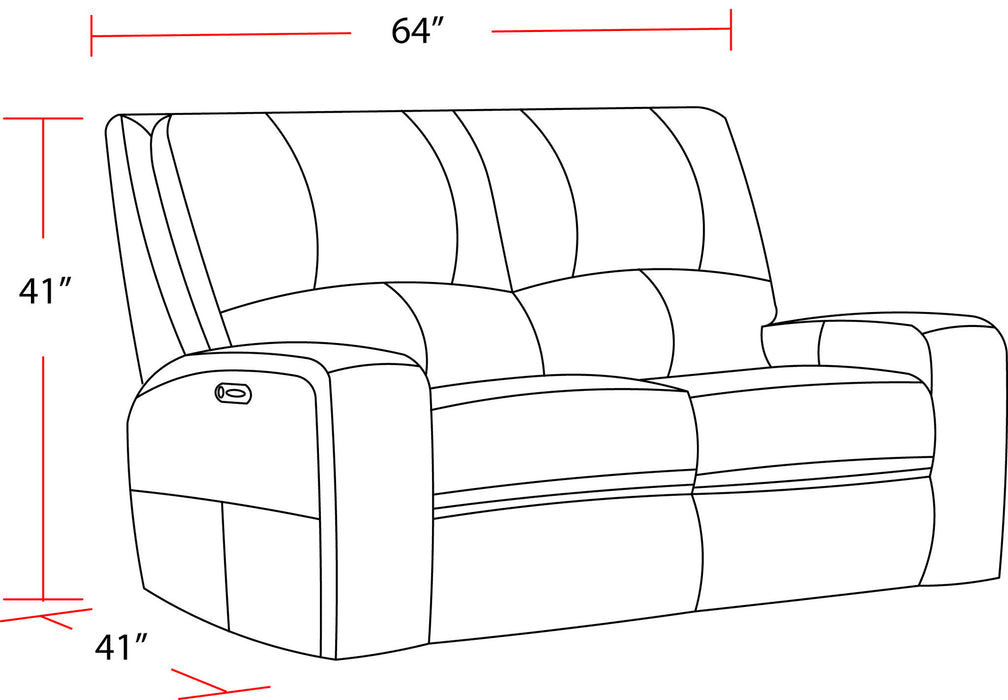 Swift - Power Loveseat