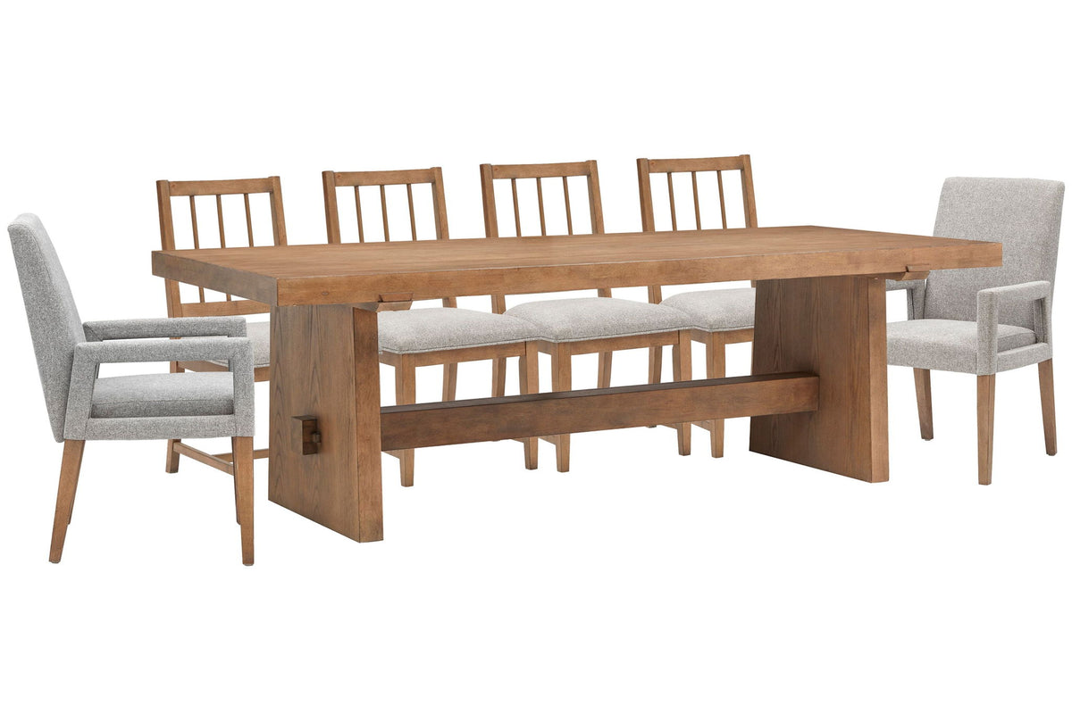 Lindon - Trestle Dining Table Set