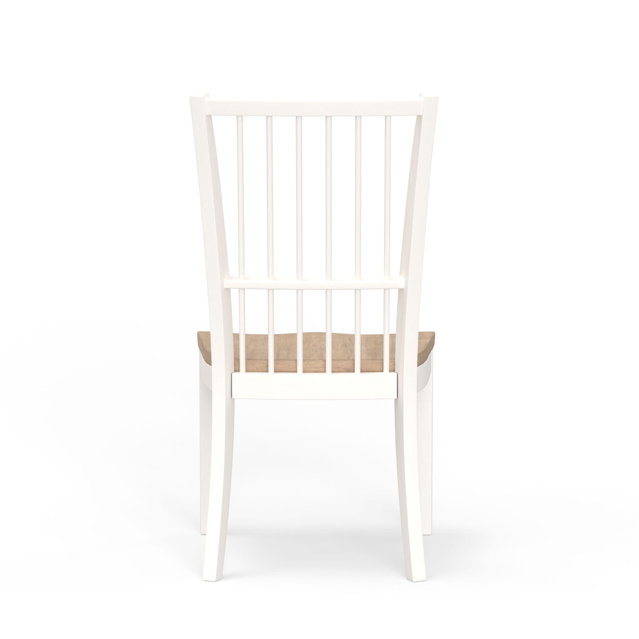 Americana Modern Dining - Spindle Back Dining Chair (Set of 2) - Cotton White