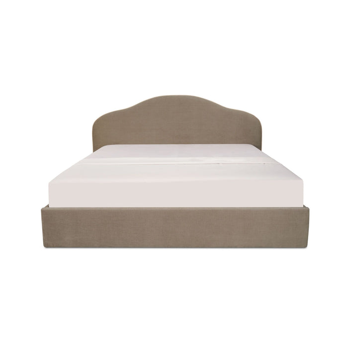 Maggie - Queen Storage Bed - Taupe