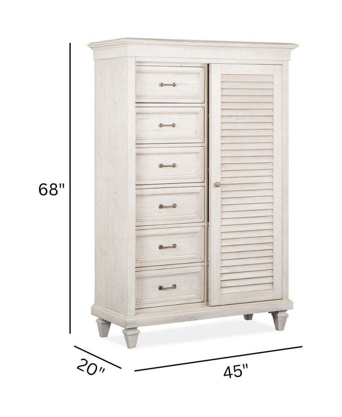 Newport - Gentleman's Chest - Alabaster
