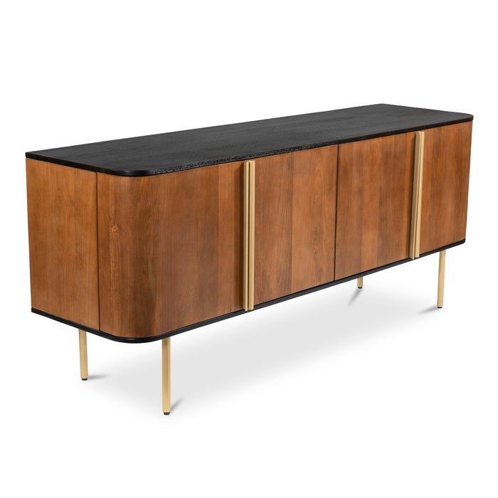 Dionne - 4 Door Sideboard - Brown