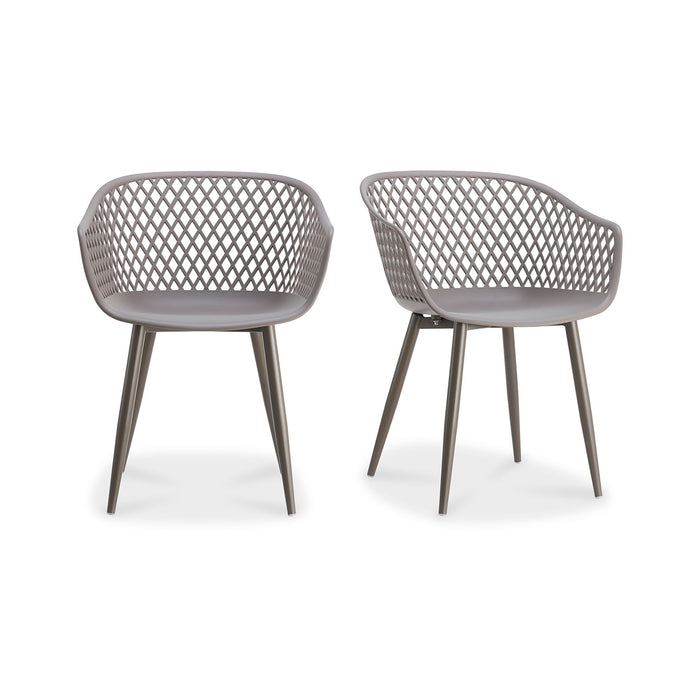 Piazza - Outdoor Chair (Set of 2) - Gray