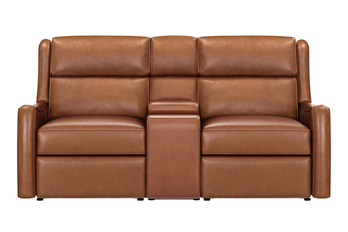 Channing - Power Zero Gravity Tilt Console Loveseat P3 - Renaissance Cinnamon