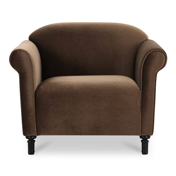 Harmony - Fabric Accent Chair - Dark Brown