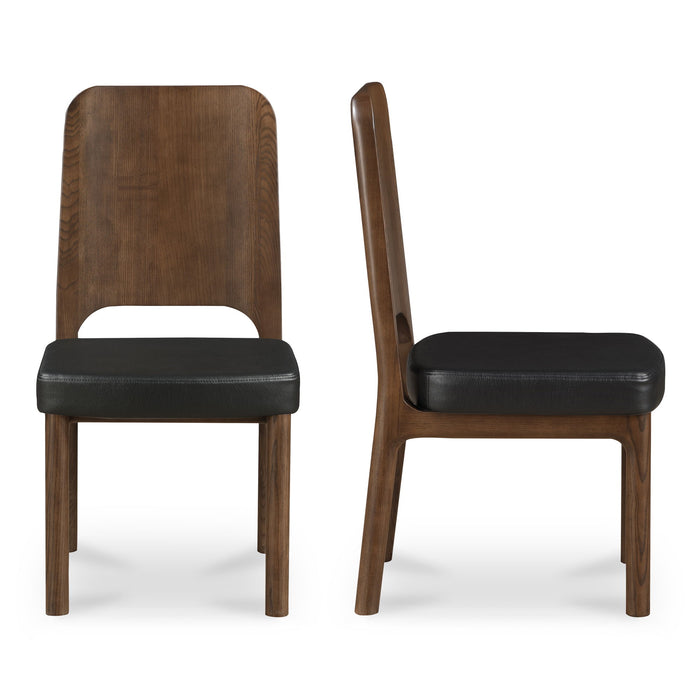 Kerr - Dining Chair (Set of 2) - Walnut / Black