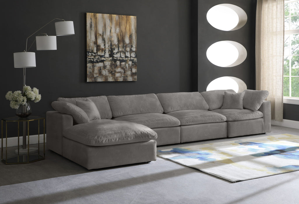 Cozy - 5 Piece Modular Sectional With Chaise