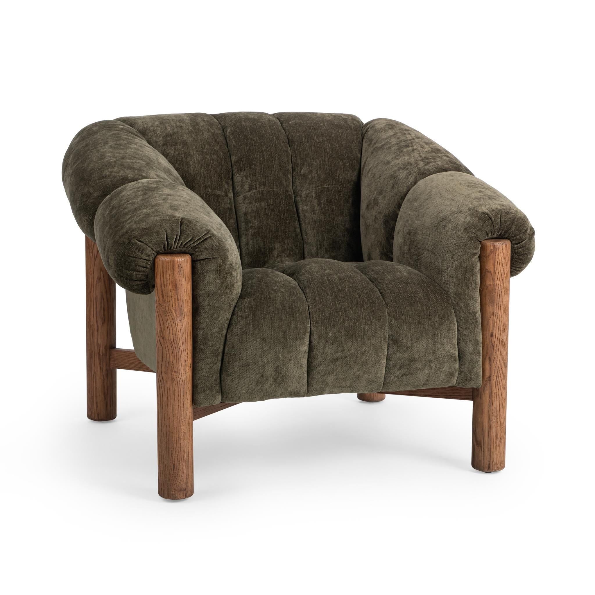 Sansa - Accent Chair - Olive Green