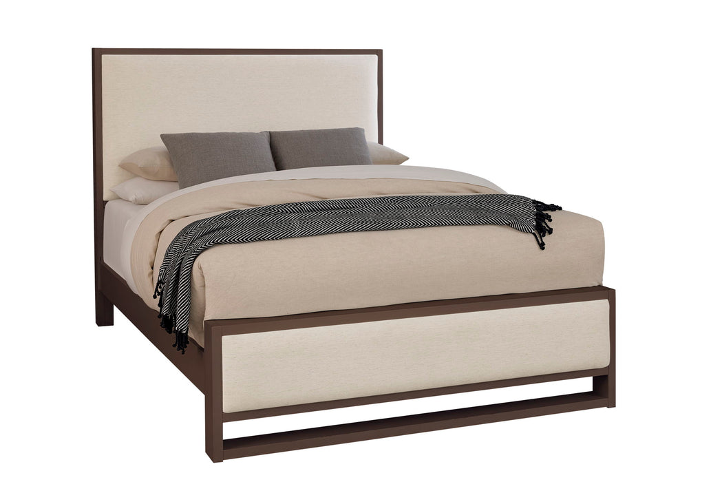Lodge & Loft - Upholstered Bed - Ivory Cream