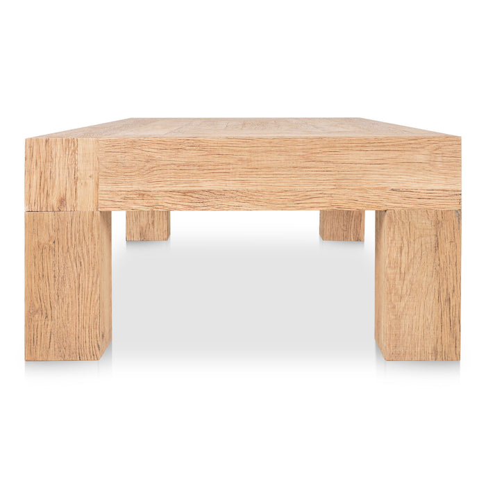 Evander - Rectangle Coffee Table - Aged Oak