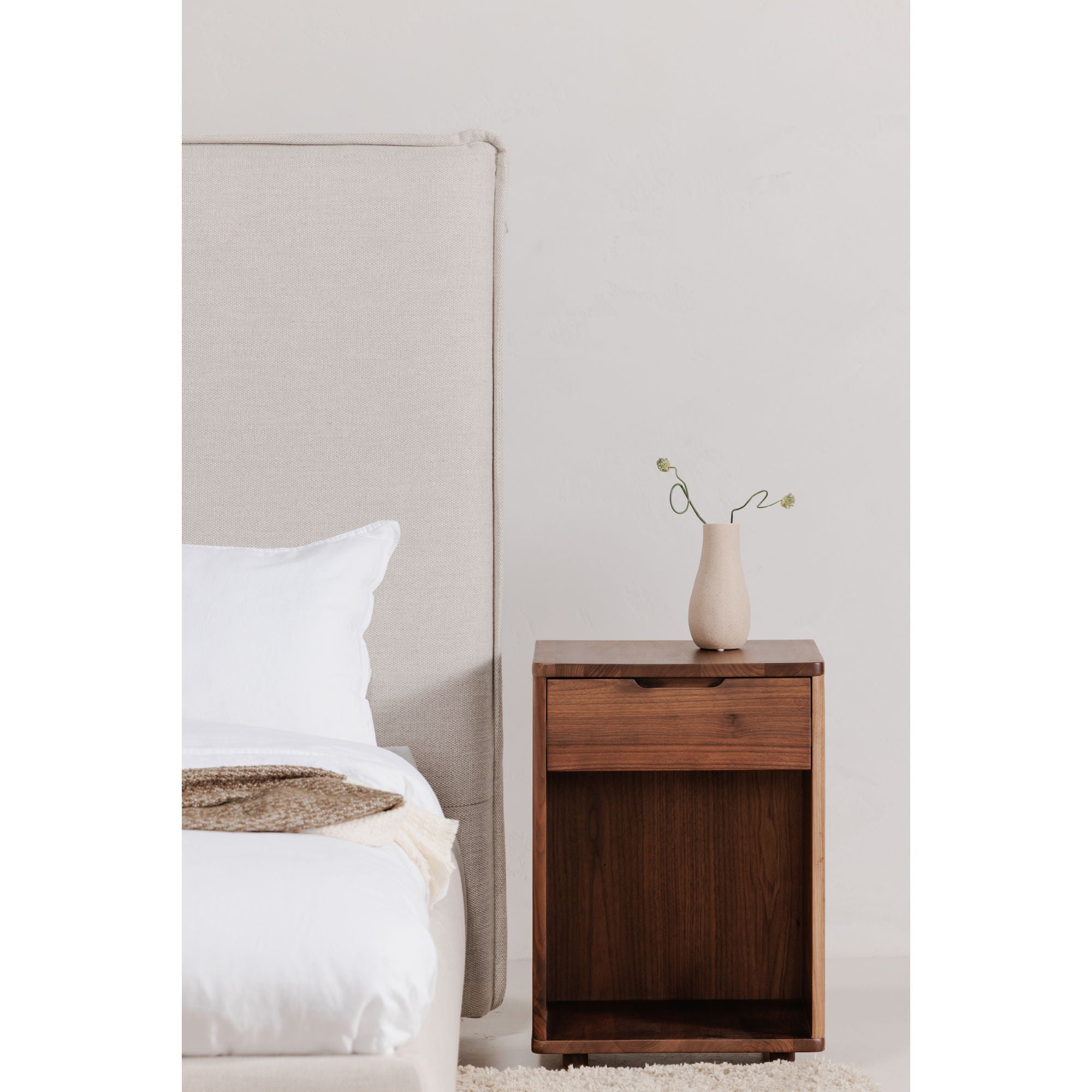 Luzon - Queen Bed Tall Headboard - Wheat